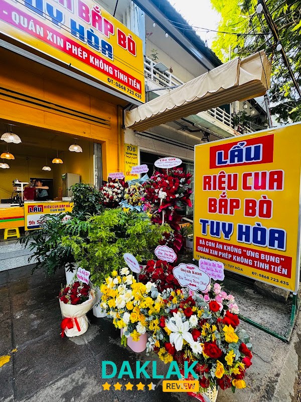 Lẩu riêu cua bắp bò Tuy Hoà quán lẩu Tuy Hòa