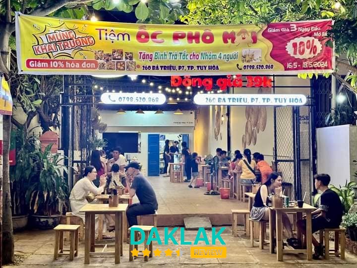 Tiệm Ốc Phô Mai quán ốc Tuy Hòa