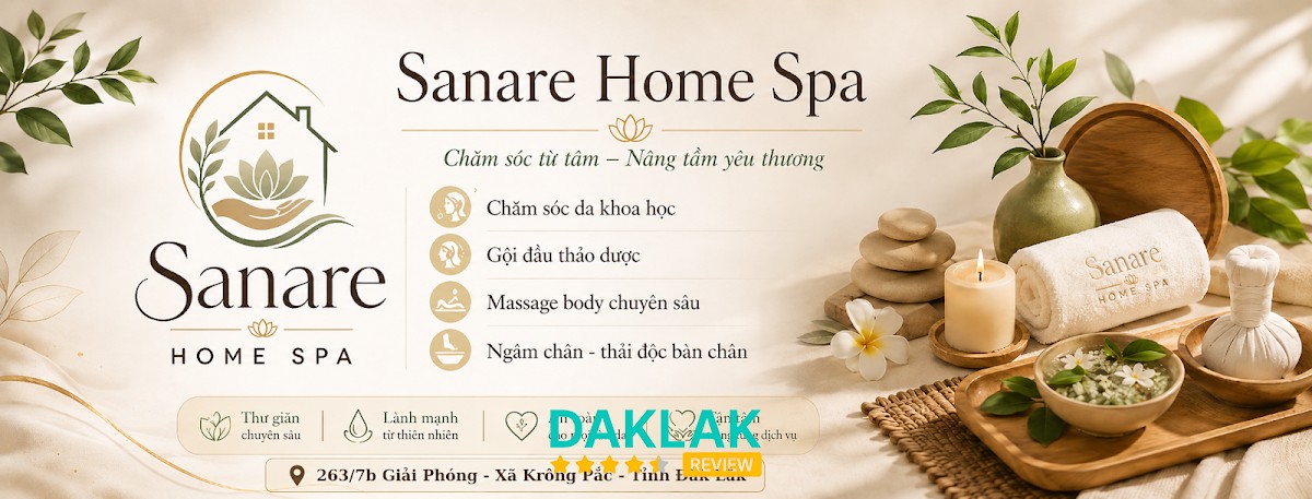 Sanare Home Spa - chăm sóc da Krông Pắc