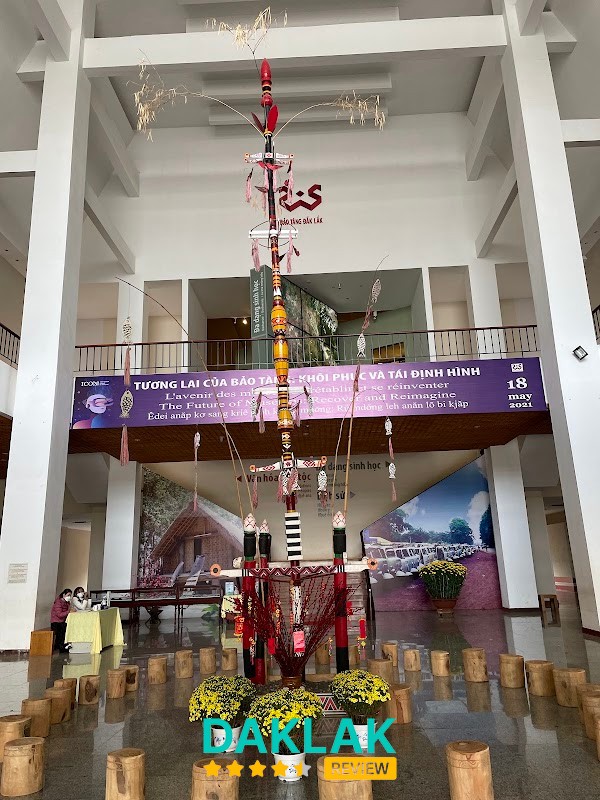 Không gian check-in Bảo tàng Đắk Lắk
