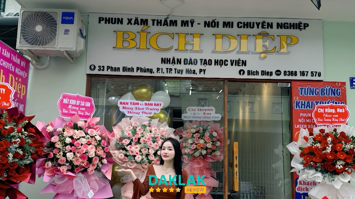 Bích Diệp Academy - Phun xăm thẩm mỹ , Nối mi thiết kế tại Tuy Hòa