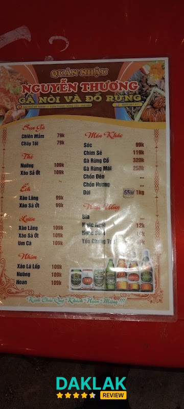 Không gian Quán nhậu Nguyễn Thương