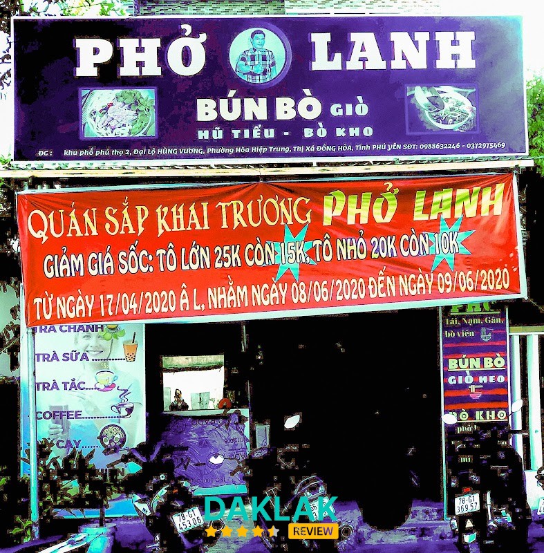 Quán phở Hòa Hiệp - Bún phở bò ngon, rẻ Phú Yên