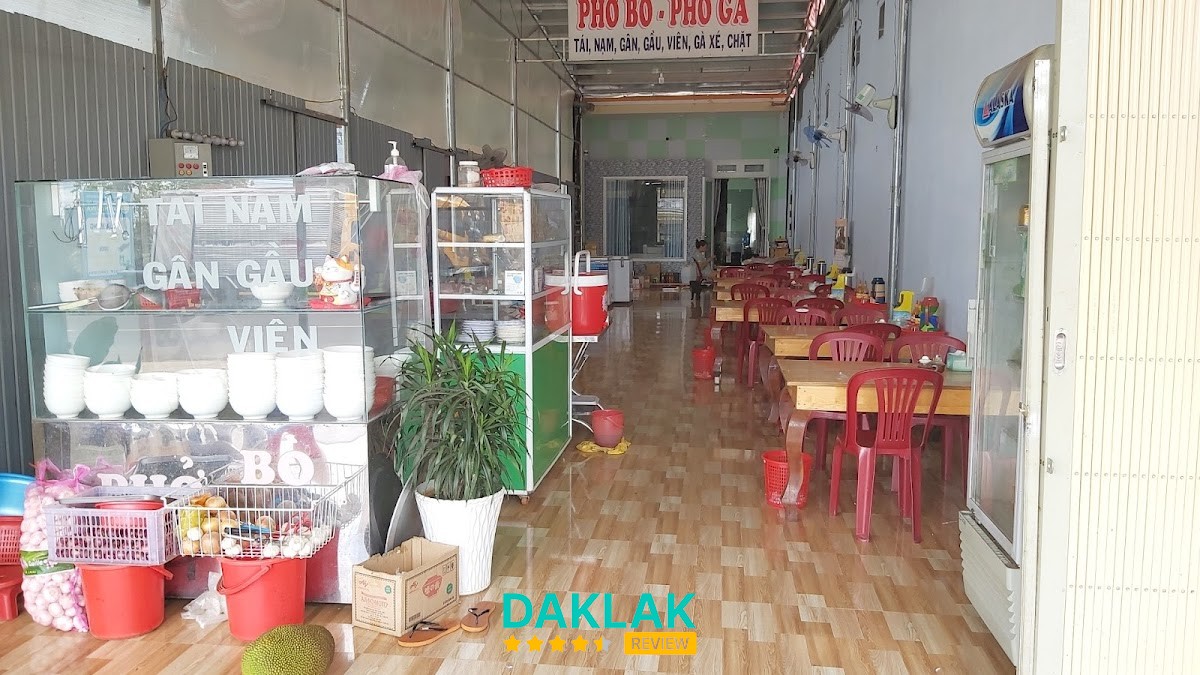Tô phở tại Phở gia truyền Hà Nội xã Hòa Phú