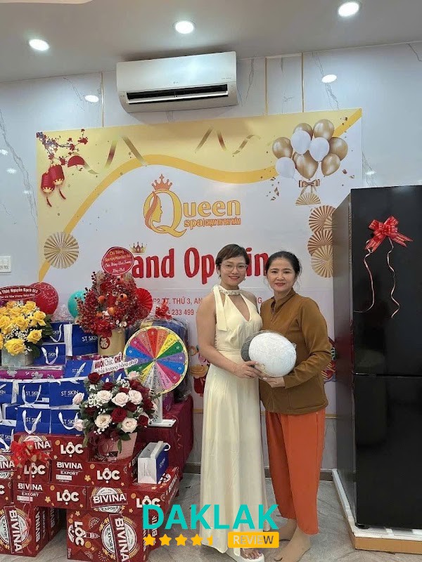 Queen Beauty & Spa Đắk Lắk - spa trị mụn Tân An