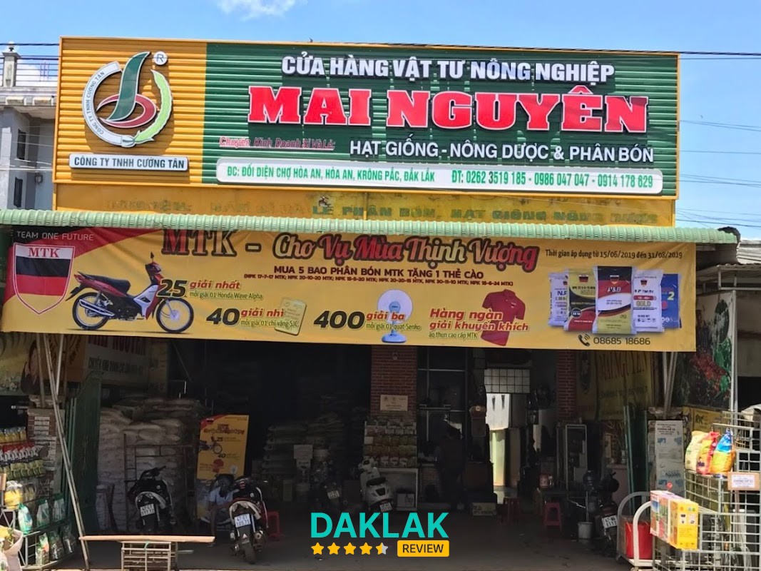Vật Tư Nông Nghiệp MAI NGUYÊN Đắk Lắk