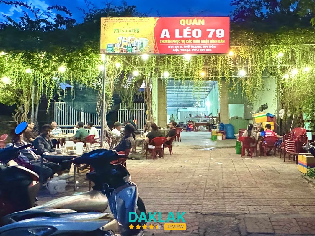 Món ăn tại Quán Nhậu A Léo 79
