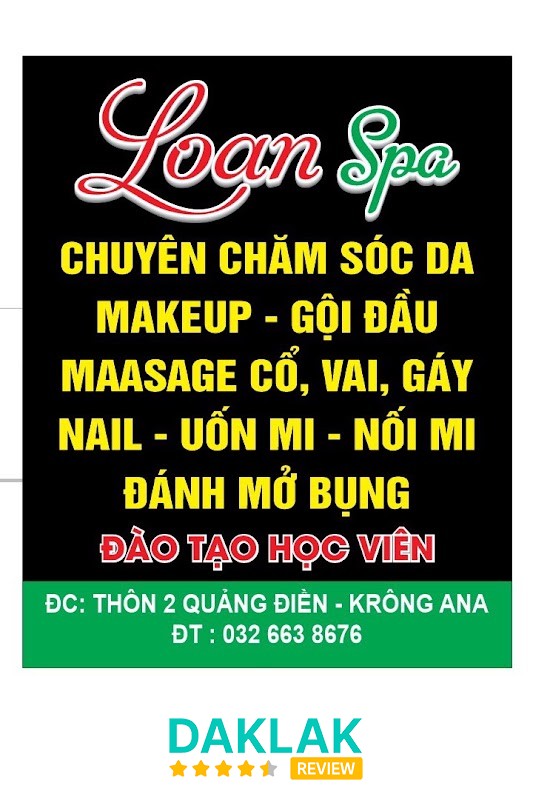 Spa Loan Nguyễn - spa chăm sóc da Krông Ana