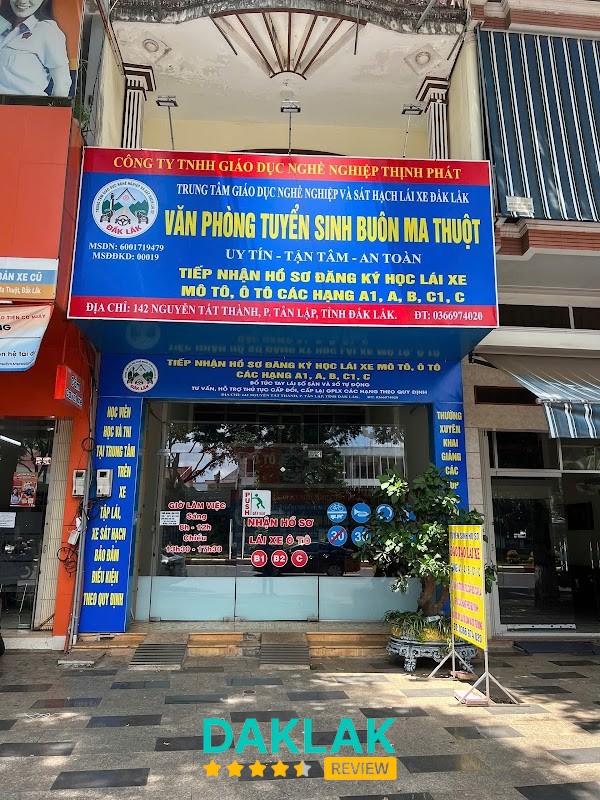 Trung tâm Giáo dục Nghề nghiệp và Sát hạch Lái xe Đắk Lắk
