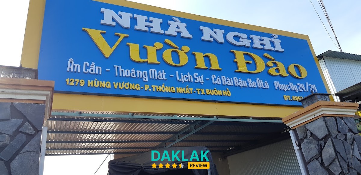 Nhà Nghỉ Vườn Đào tại Buôn Hồ