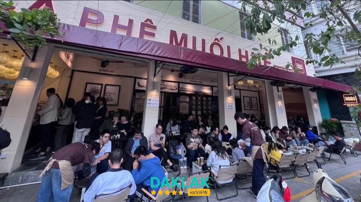 Cà Phê Muối Huế - quán cafe view đẹp Buôn Ma Thuột