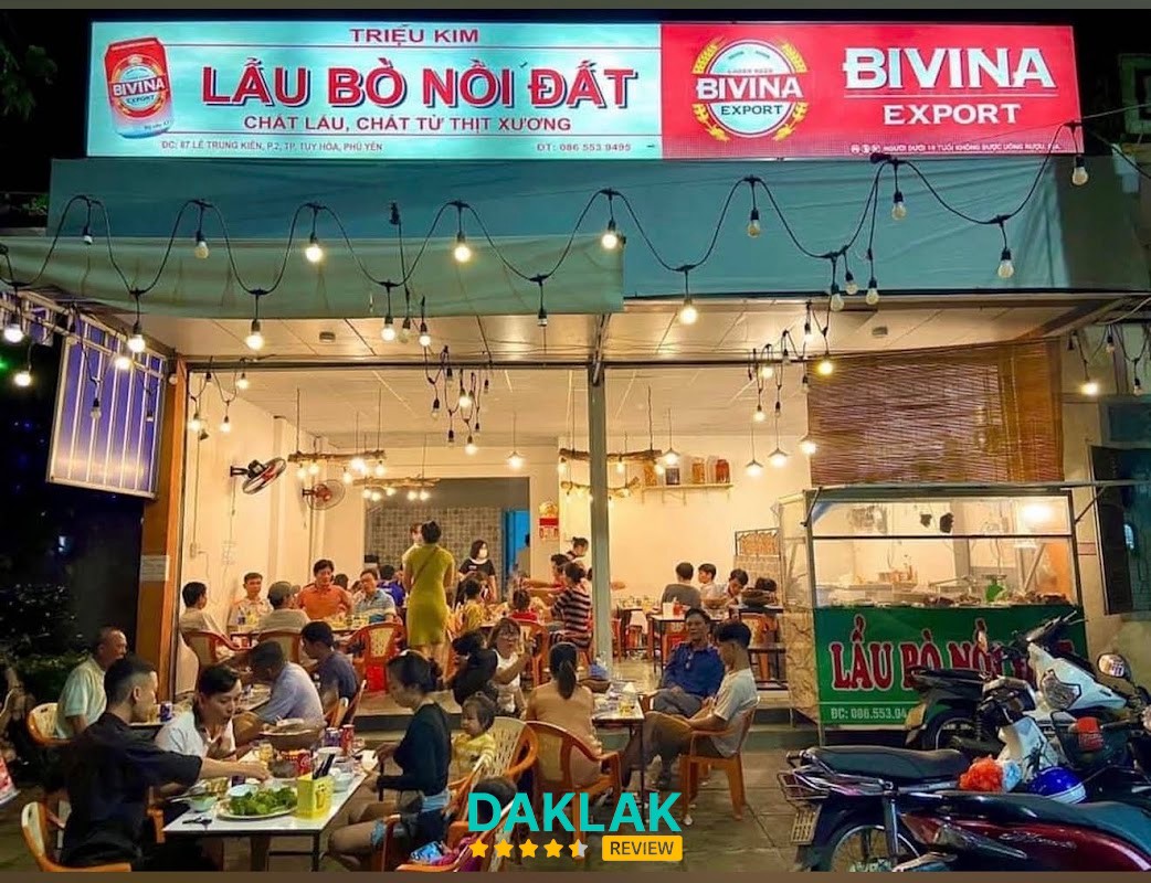 Lẩu Bò Nồi Đất - Triệu Kim (lẩu bò nhà thờ) quán lẩu bò Tuy Hòa