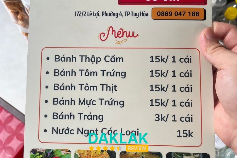 Bánh xèo giòn tại cô Chi Tuy Hòa
