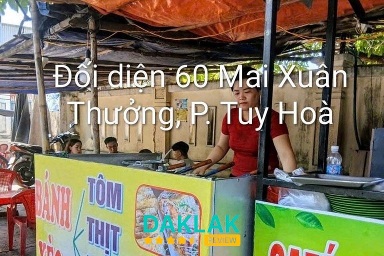 Bánh xèo tôm tại Bánh Xèo Tôm Nhảy Tuy Hòa