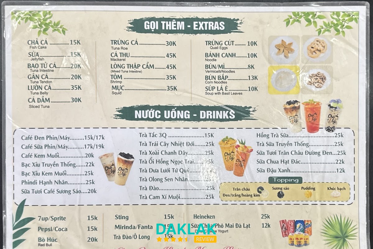 Món bún cá tại Phú Gia Tuy Hòa
