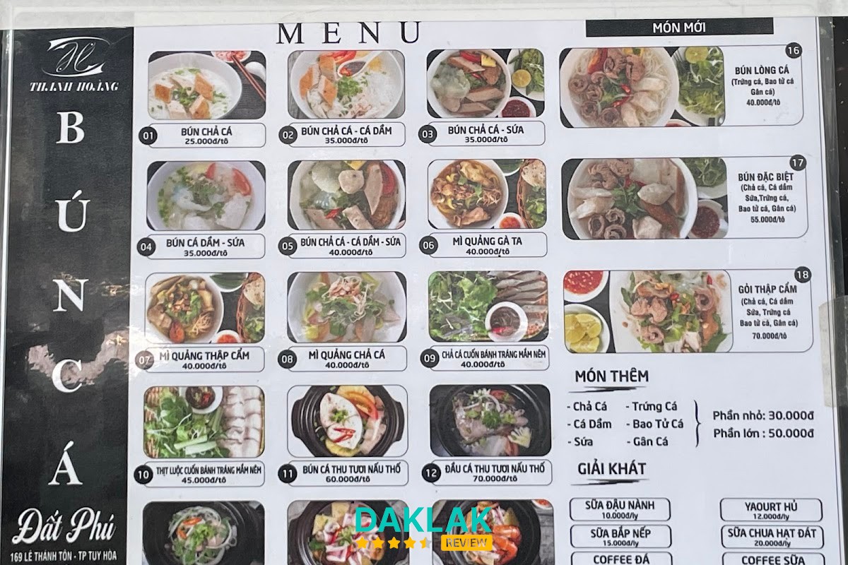 Tô bún cá tại Đất Phú Tuy Hòa