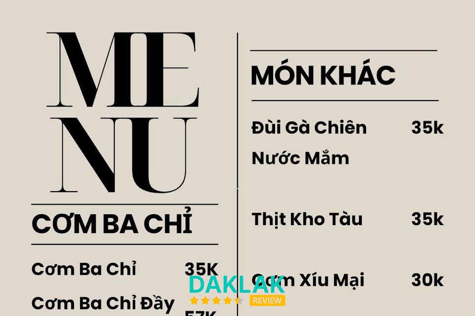 Phần cơm tấm tại Cơm Tấm Đêm Tuy Hòa