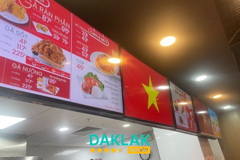 Gà rán tại Lotteria Vincom Tuy Hòa
