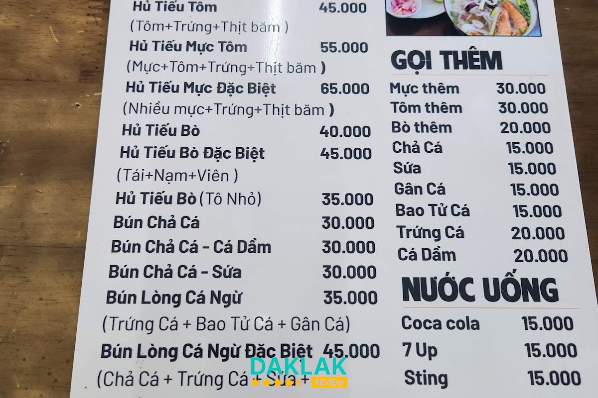 Hủ Tiếu Mực Băng Tâm Tuy Hòa