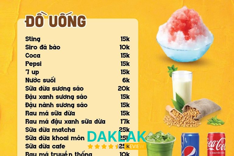 Kem tại Quán Ông Tồ Tuy Hòa