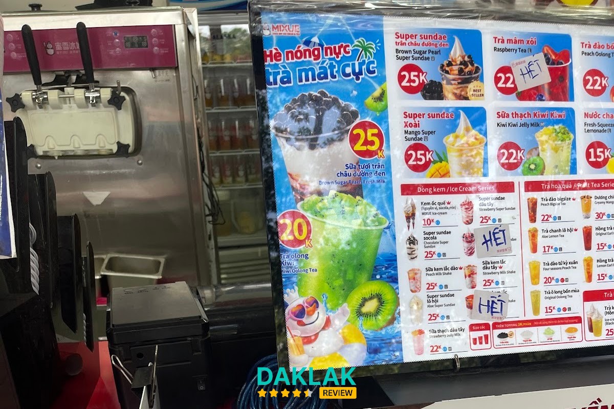 Kem tại Mixue Ngô Quyền BMT
