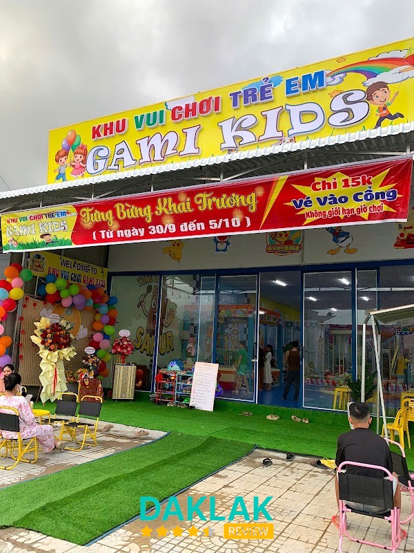 Không gian vui chơi tại Gami Kids Sông Cầu