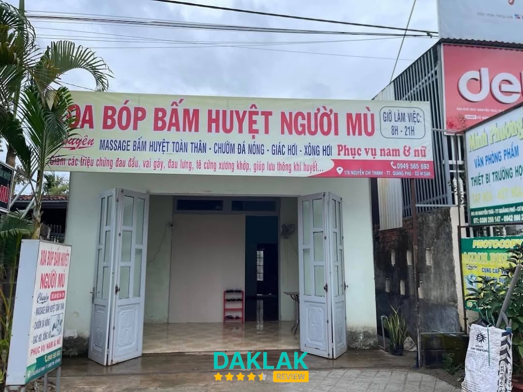 Xoa Bóp Bấm Huyệt Người Mù - massage trị liệu Quảng Phú - hình 3