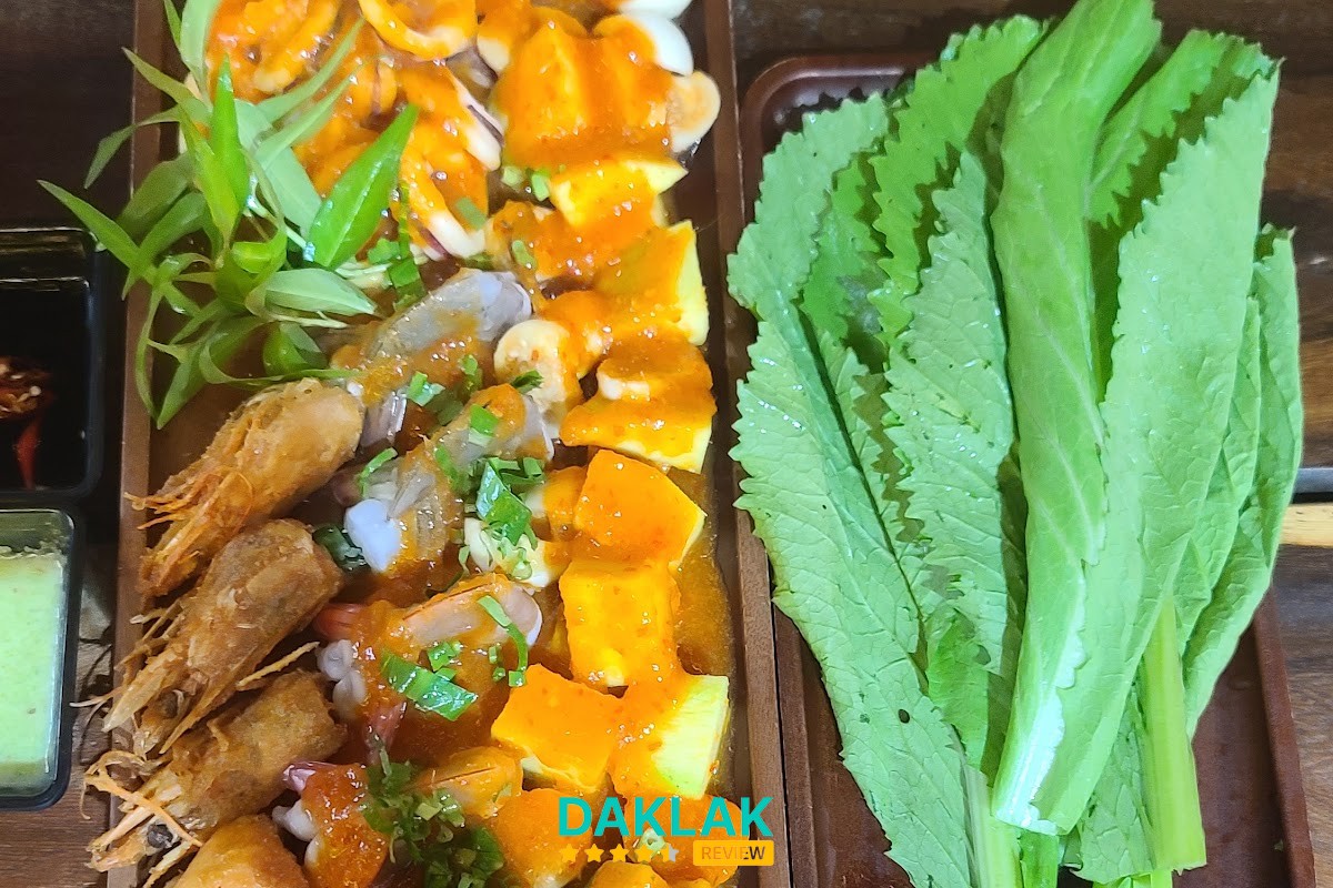 Món BBQ tại Mê Garden Ea Kao
