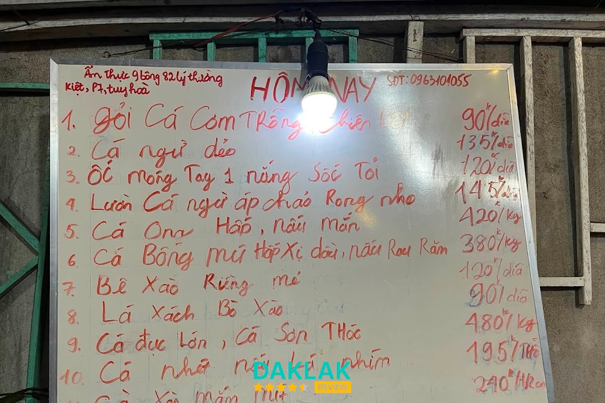 Không gian Ẩm Thực 9 BÔNG