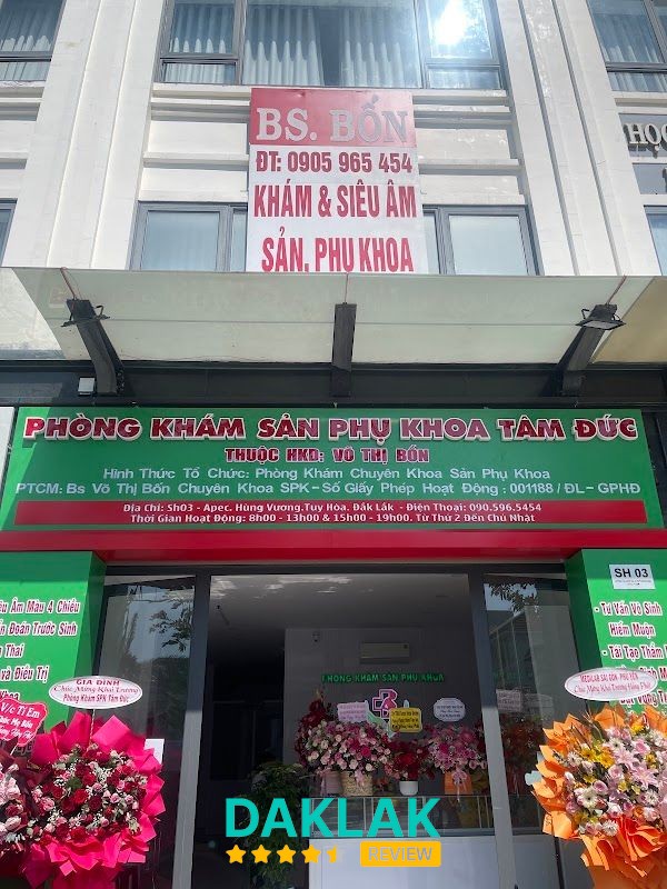 Không gian Phòng khám sản phụ khoa Tâm Đức Bs Bốn Tuy Hòa