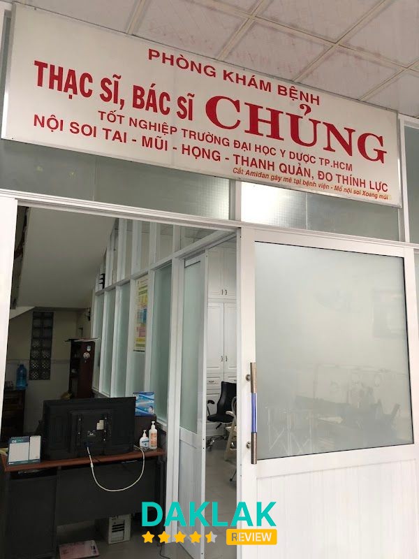 Phòng Khám Tai Mũi Họng Thạc Sĩ BS Chủng tại Tuy Hòa