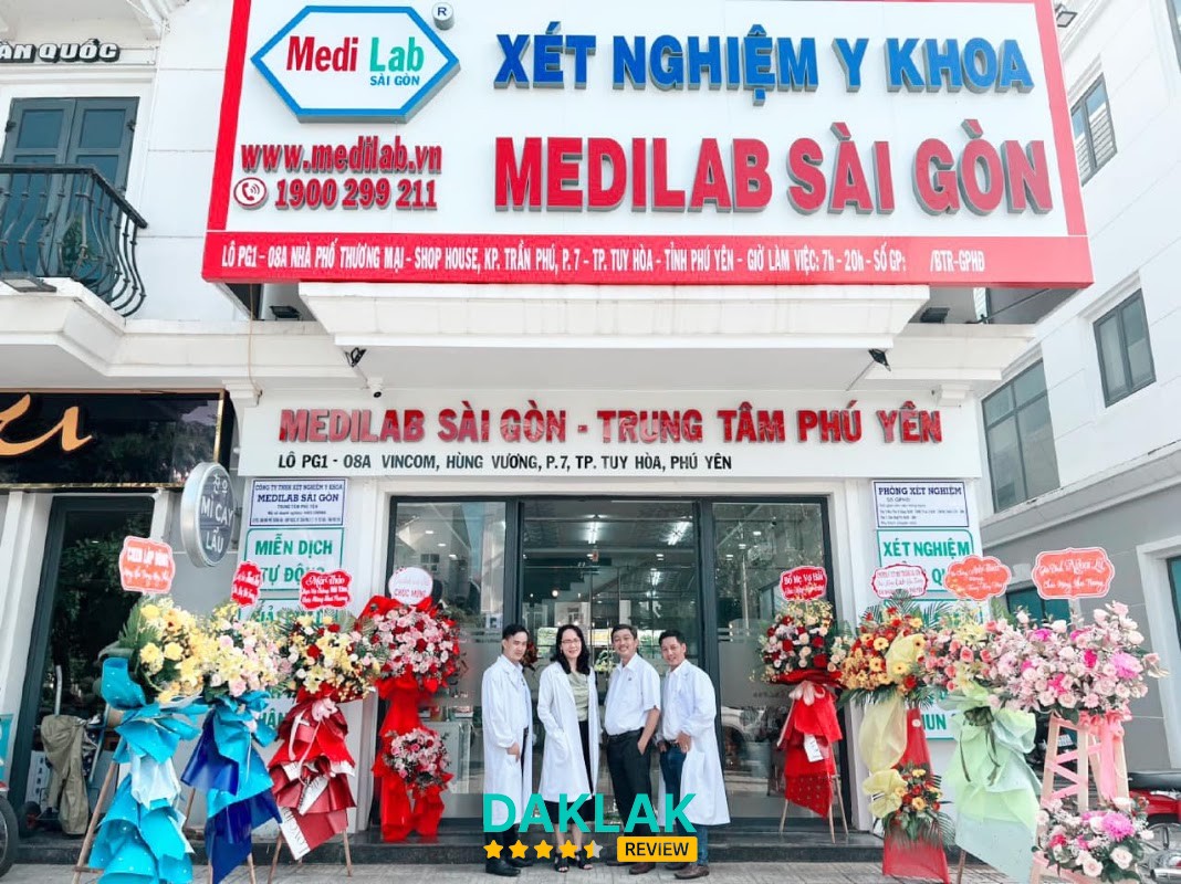 Khu vực xét nghiệm MEDILAB Tuy Hòa