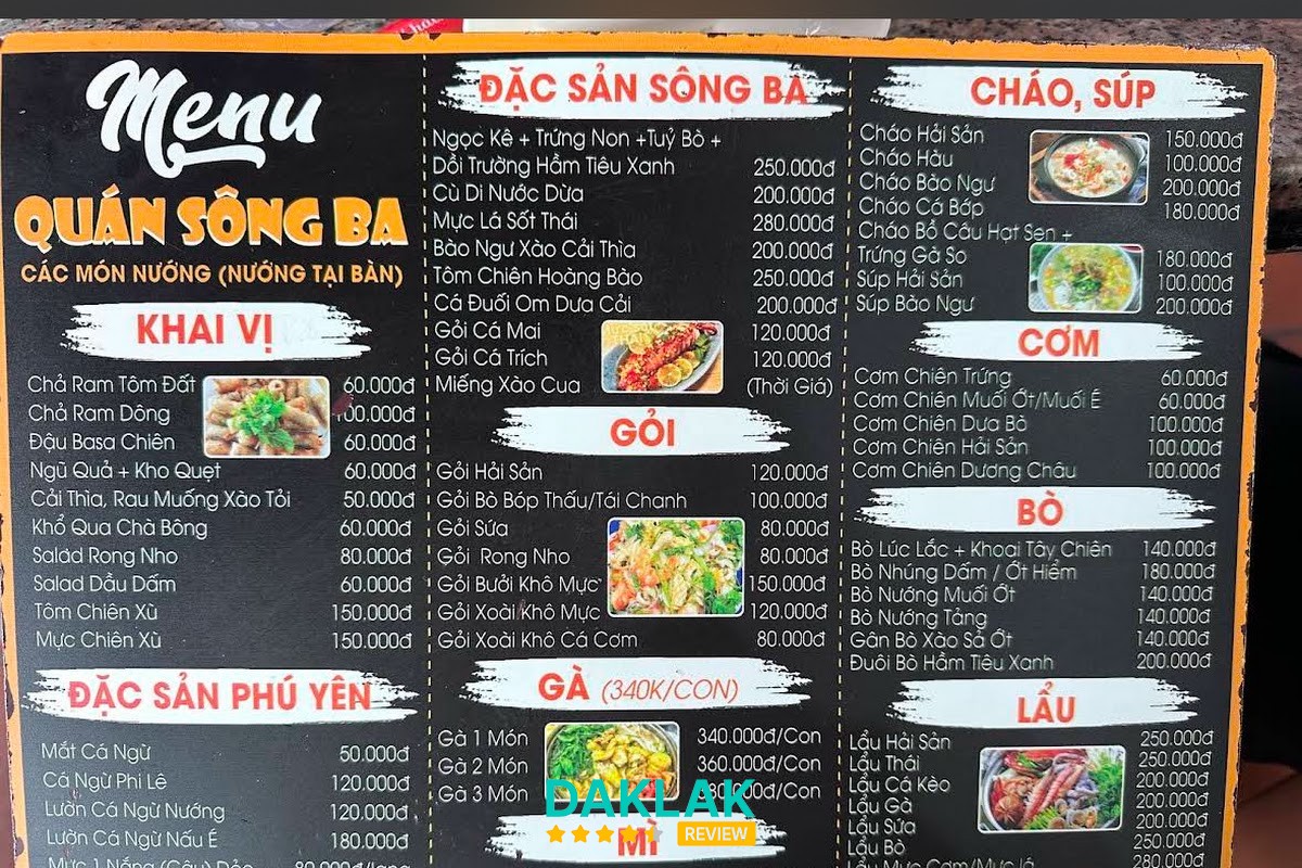 Không gian Quán Sông Ba