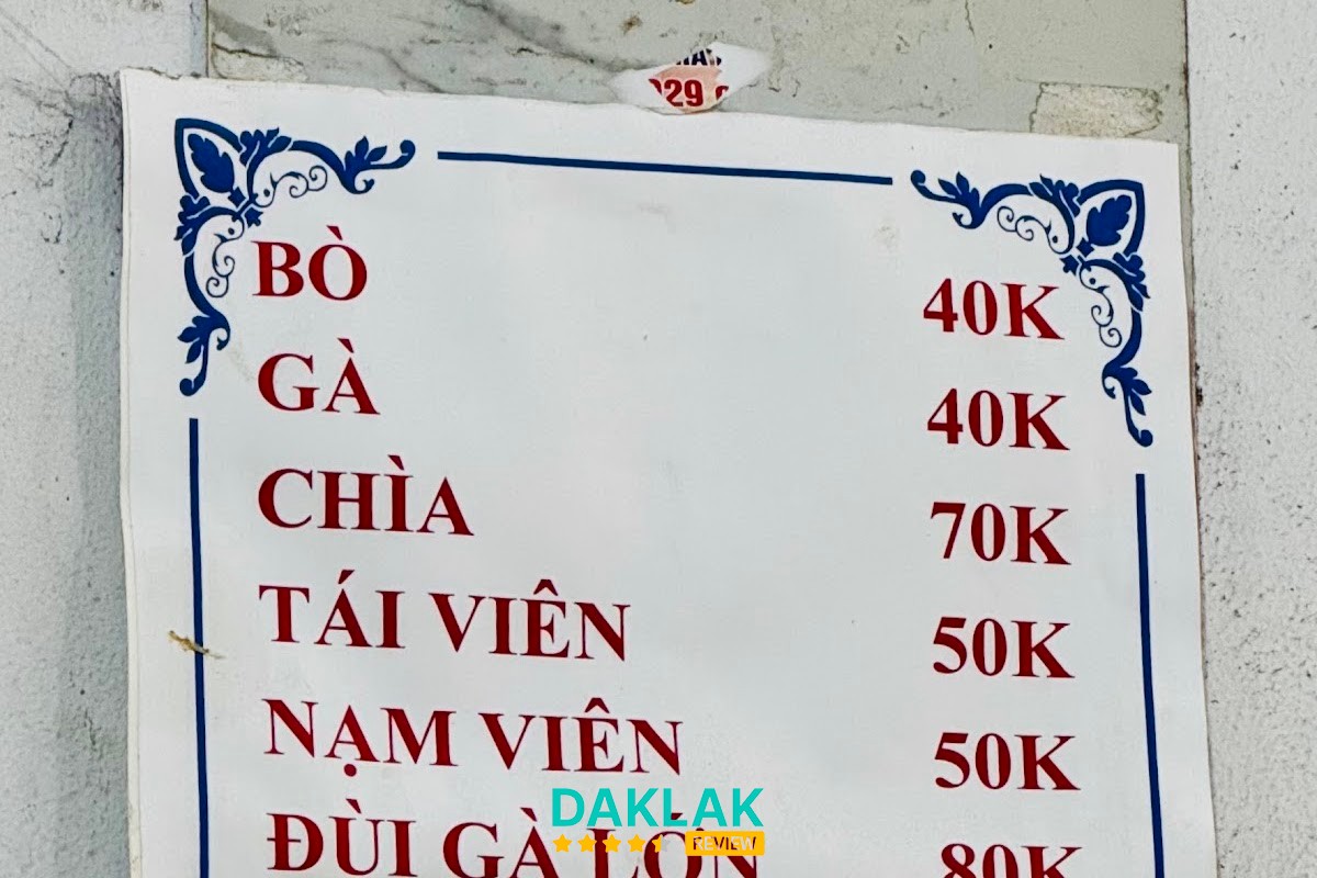 Món bún chìa tại Cô Chua BMT
