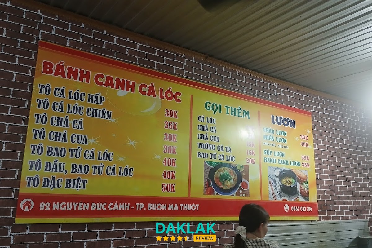 Bánh canh cá lóc tại Nguyễn Đức Cảnh