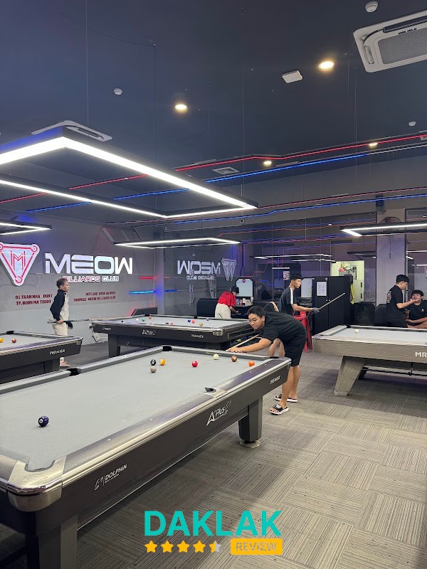 Không gian MEOW BILLIARDS CLUB
