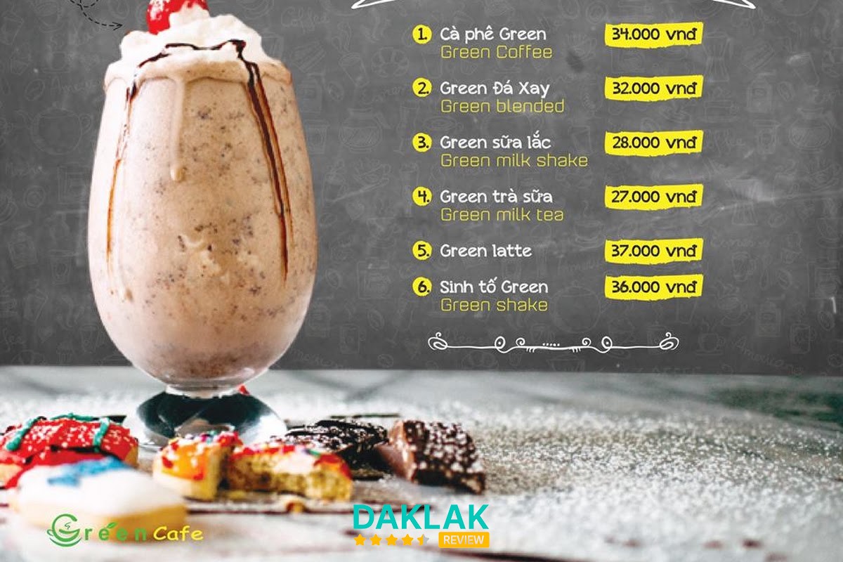 Không gian Green Cafe Phú Yên
