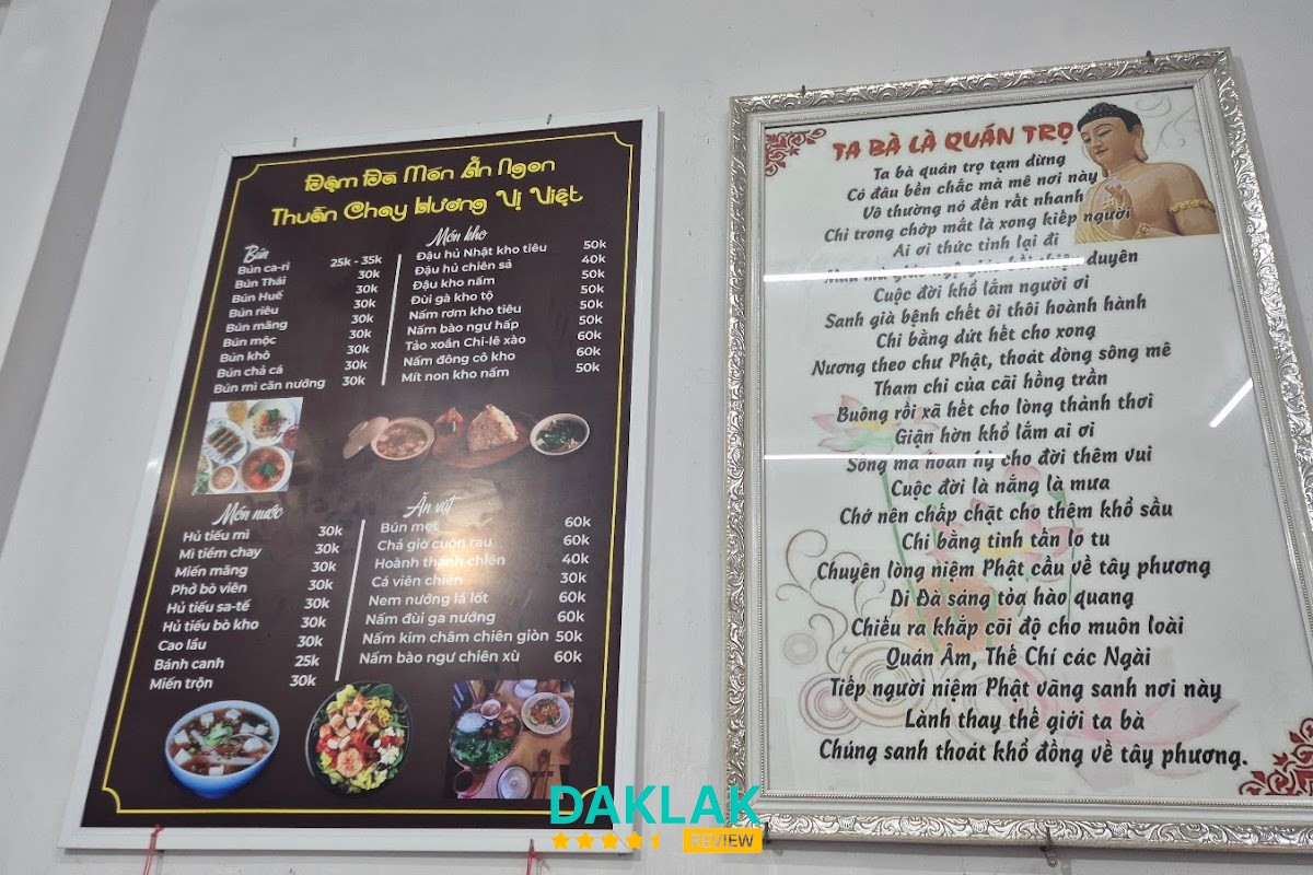 Không gian Cơm Chay Thiên Phúc