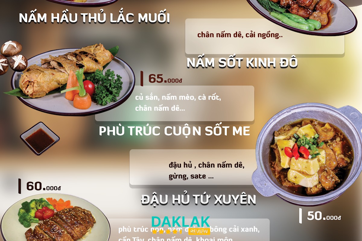 Món ăn Nhà Hàng Chay Tịnh
