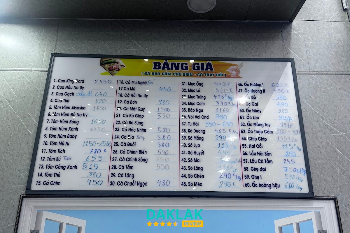 Món ốc tại Hải Sản Ốc Lạ
