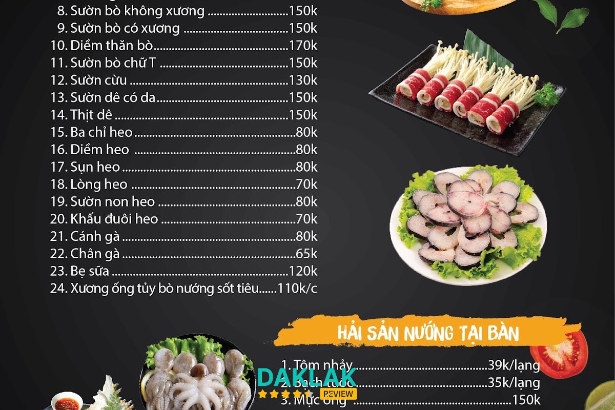 Hải Sản Bò Nướng 247 Buôn Ma Thuột