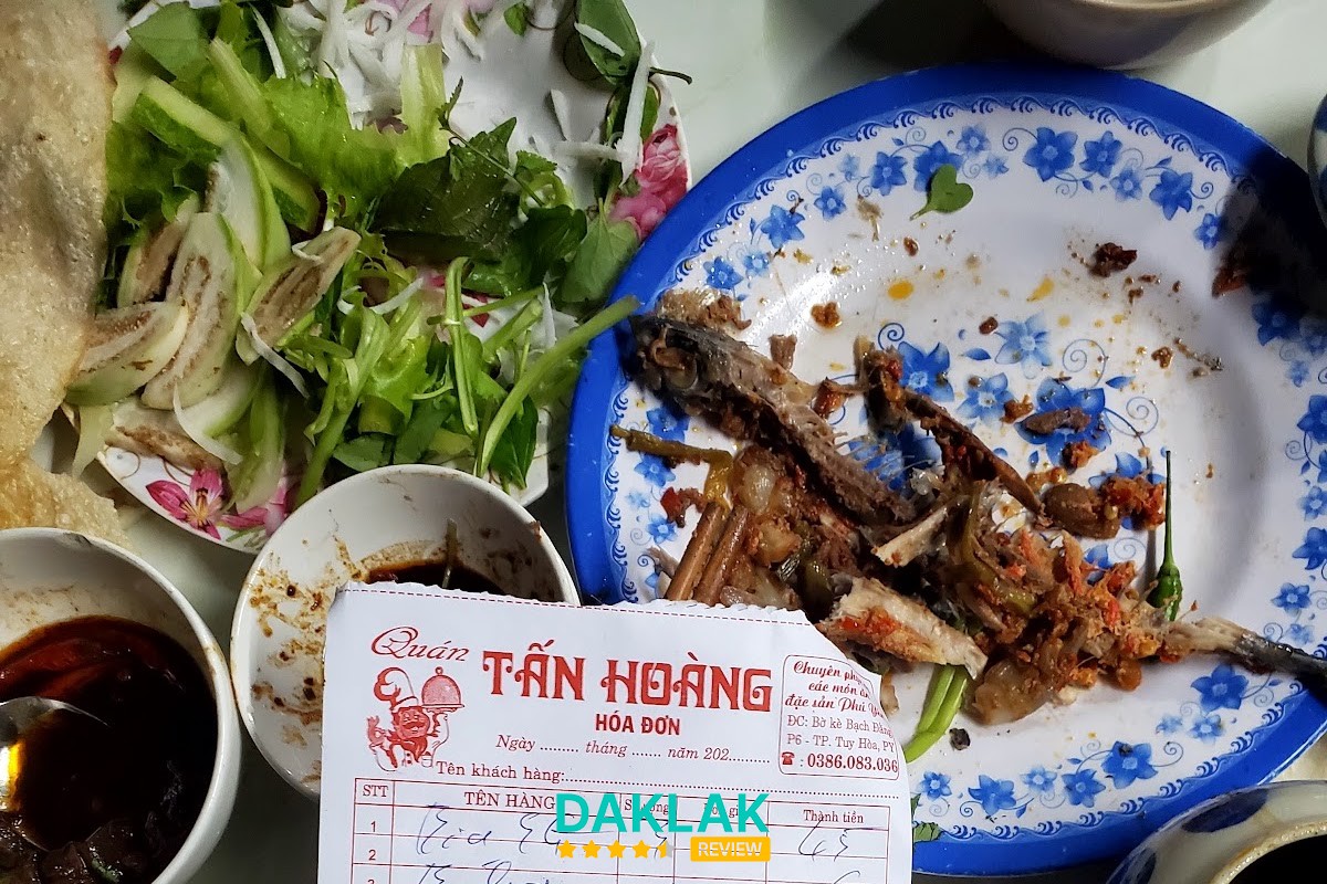 Cá ồ nướng tại Quán Tấn Hoàng