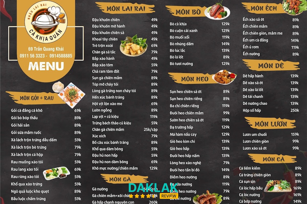 Không gian Tiệm Nướng 69 BMT