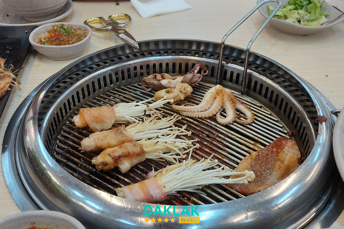 Món BBQ tại Godae Chi
