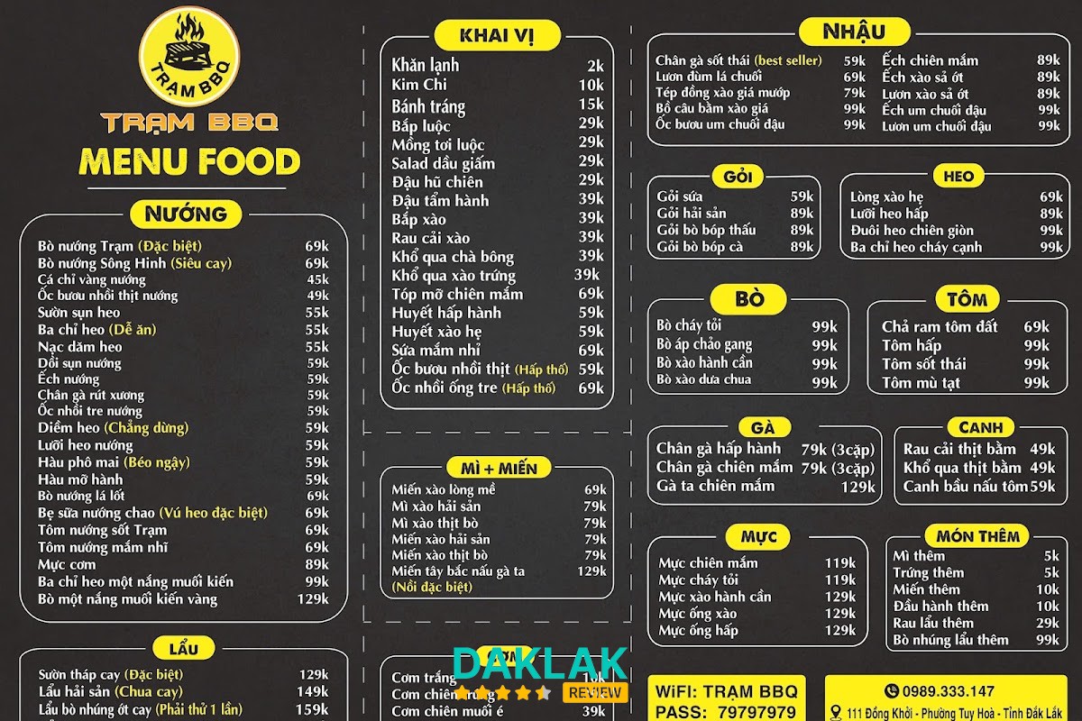 Không gian TRẠM BBQ PHÚ YÊN