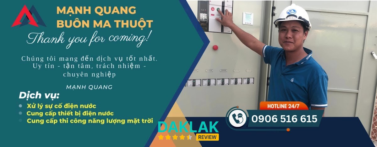 Thợ sửa điện nước Mạnh Quang BMT