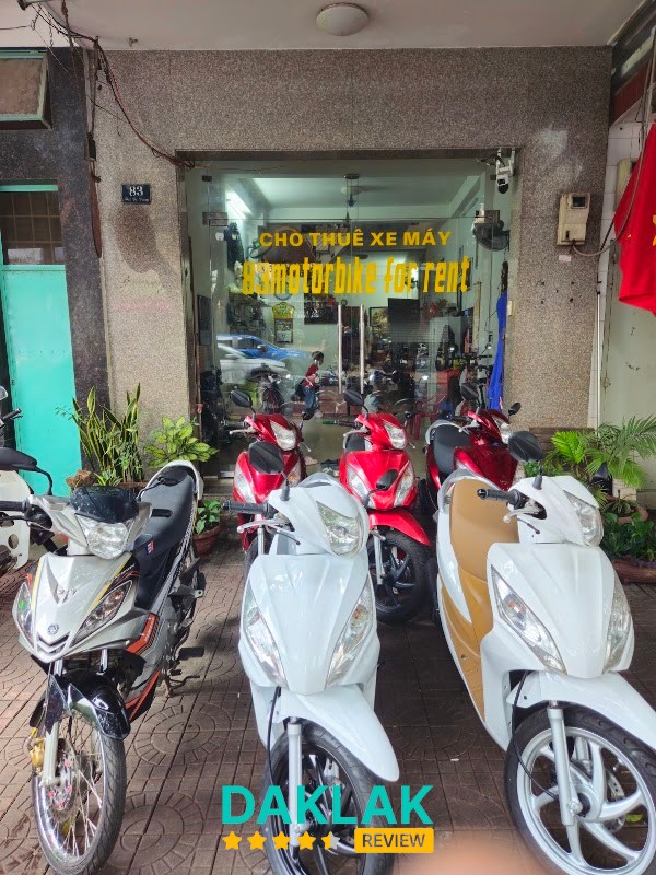 Cho thuê xe máy xe máy điện 83motorbikeforrent Buôn Ma Thuột