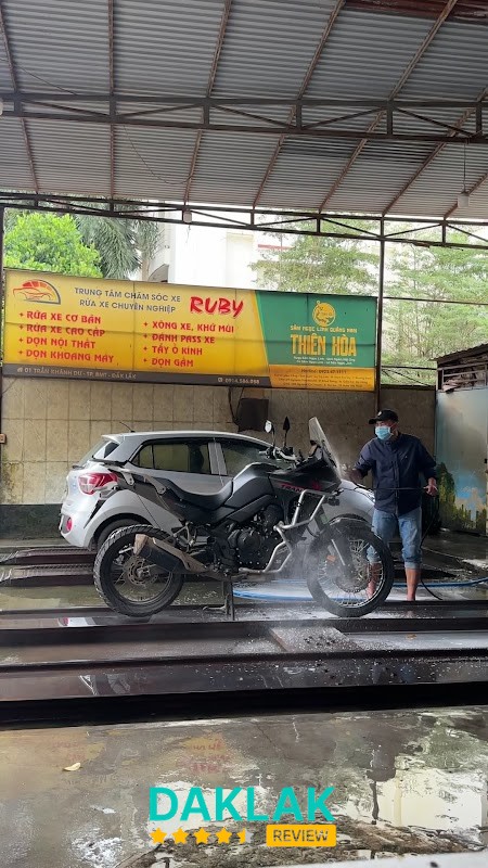 Khu vực rửa xe Ruby