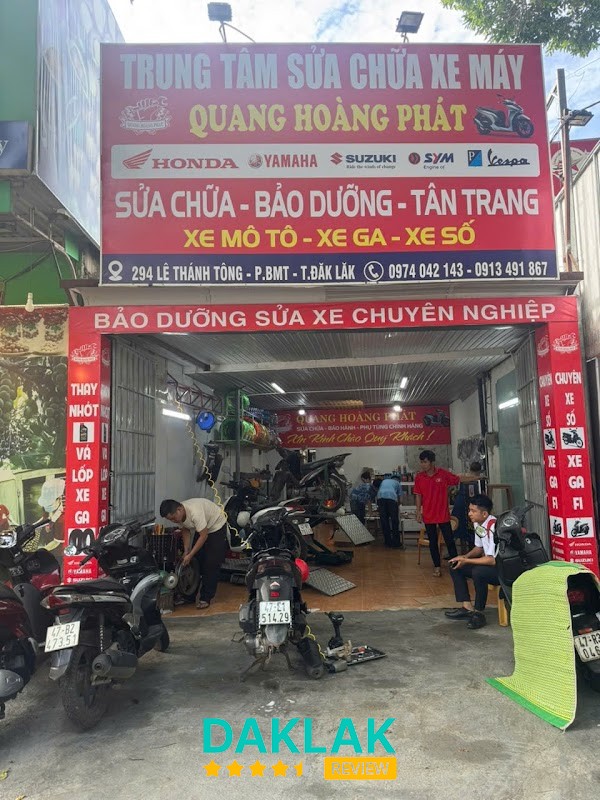 Tiệm sửa chữa xe máy Quang Hoàng Phát
