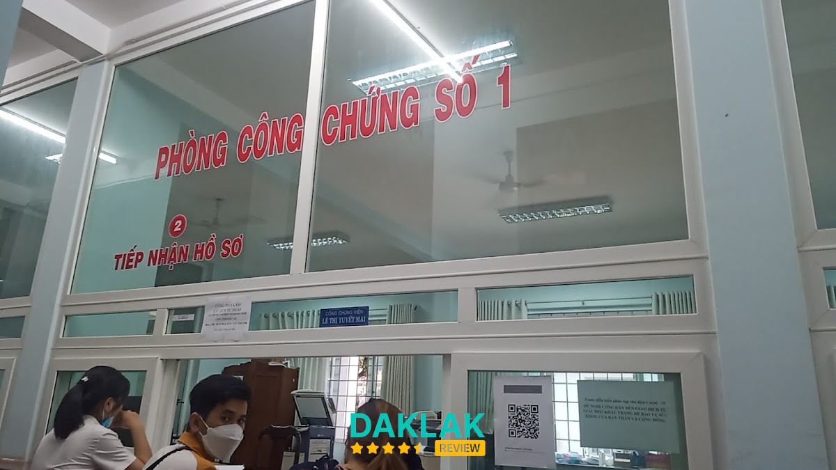 Khu vực Phòng Công chứng Số 1